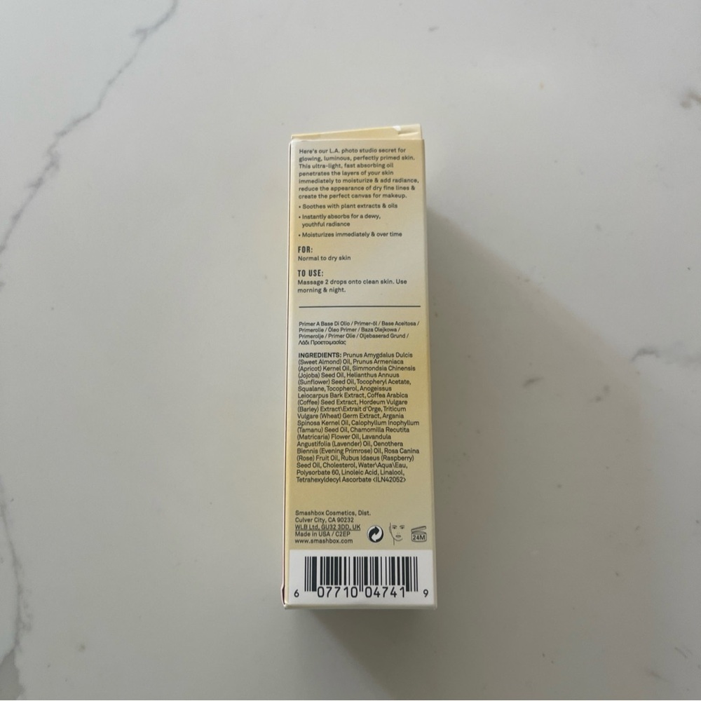 Smashbox Photo Finish Primer Oil - Nourishing face oil primer - Picture 4 of 4